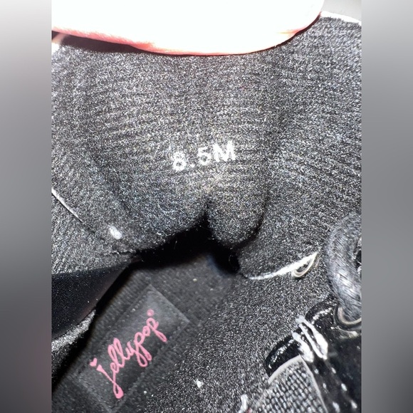 Jellypop Abstract White Lace-Up Ankle Boots, size 8.5, Doc Marten, see pics - Picture 8 of 9